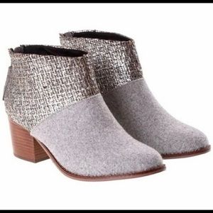 TOMS Tassel Leila Booties